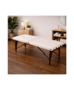 Icosmetics Pro 1 Επαγγελματικό Φορητό κρεβάτι βαλίτσα μασάζ, φυσικοθεραπείας, άσπρο - Αντοχή 210kg