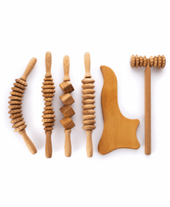 Ξύλινα Εργαλεία Μασάζ Μαδεροθεραπεία Wood Massage Maderotherapy Σετ 6τμχ