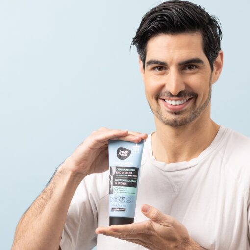 BODY NATUR αποτριχωτική κρέμα για άνδρες ντους 200ml