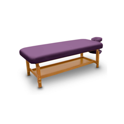 Ξύλινο κρεβάτι αισθητικής με ρυθμιζόμενο ύψος με ανθεκτική βάση και υψηλής ποιότητας και αντοχής ταπετσαρία