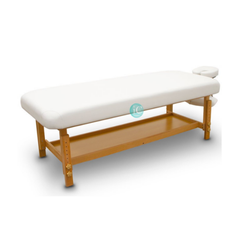 Σταθερό ξύλινο κρεβάτι με ρυθμιζόμενο ύψος και κάτω ράφι