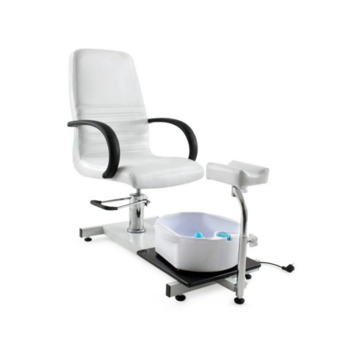 Καρέκλα pedicure με υδρομασάζ και υποπόδιο με ρυθμιζόμενο ύψος