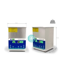 Ψηφιακός καθαριστής υπερήχων 2lt