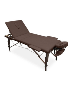 Επαγγελματικο φορητο κρεβατι μασαζ καφε με θηκη μεταφορας