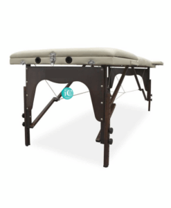 επαγγελματικο φορητο κρεβατι μασαζ με καφε ξυλινο σκελετο wenge