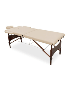 Ξύλινο επαγγελματικό φορητο κρεβατι μασαζ spa με θήκη μεταφοράς