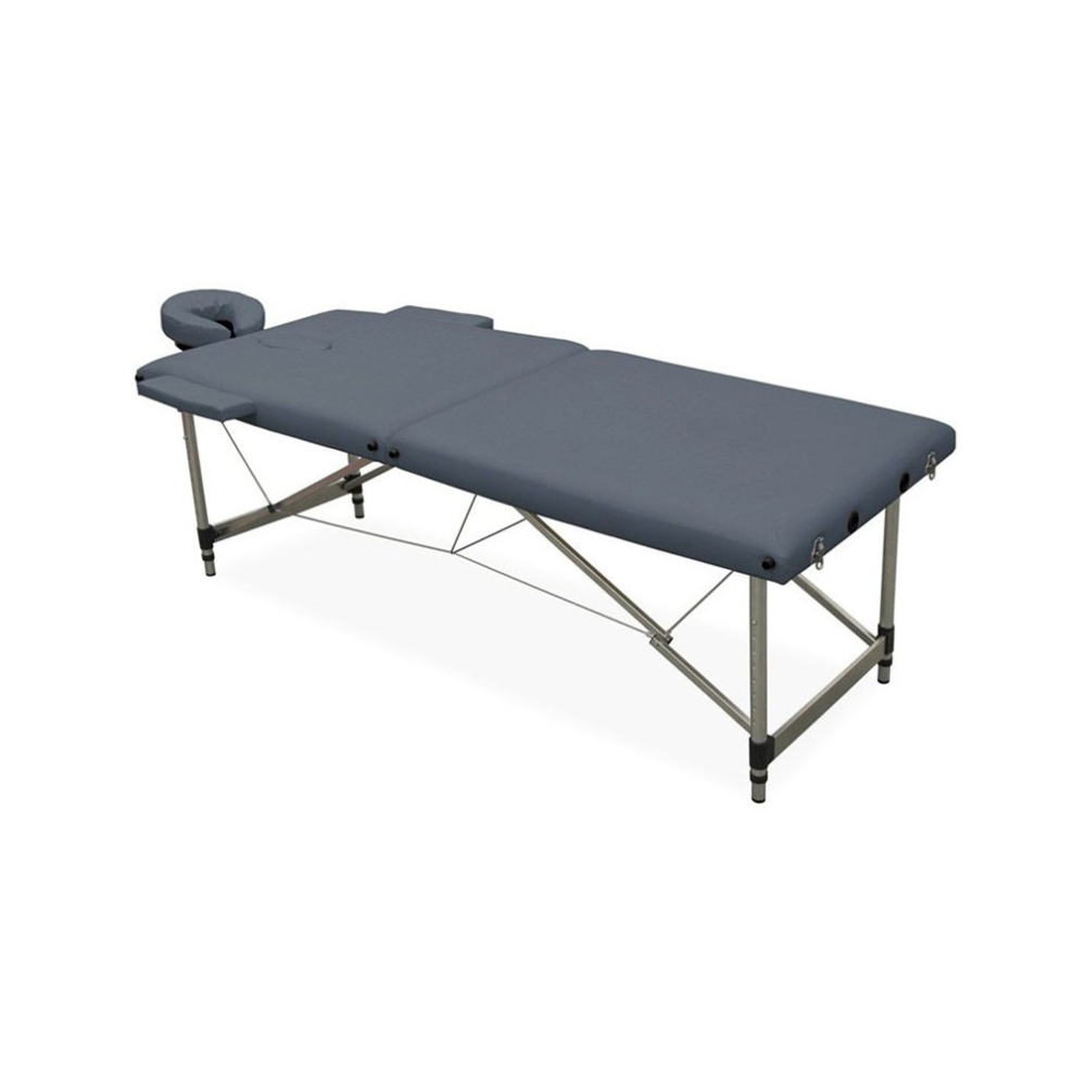 Icosmetics Alu 2 Επαγγελματικό Φορητό Κρεβάτι Βαλίτσα Μασάζ,Φυσικοθεραπείας,Αλουμινίου,Navy Blue Με Θήκη Μεταφοράς