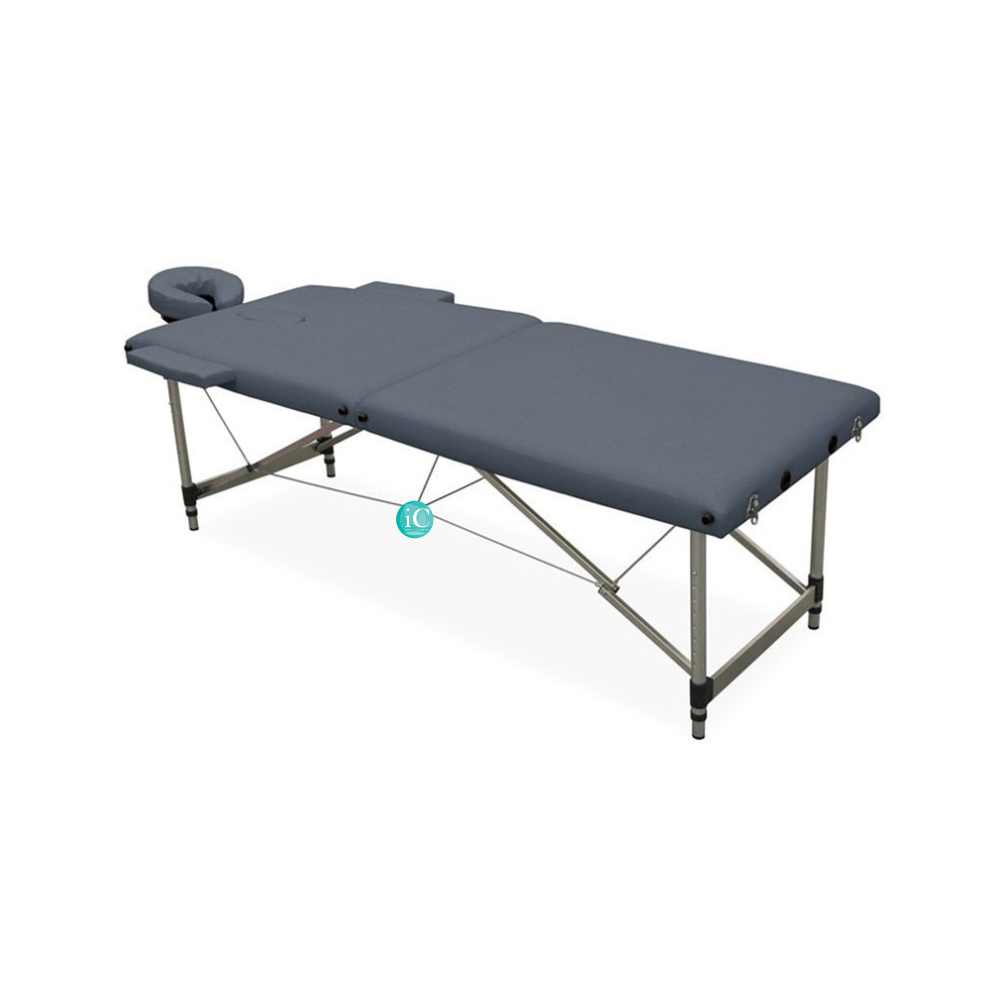 Icosmetics Alu 2 Επαγγελματικό Φορητό Κρεβάτι Βαλίτσα Μασάζ,Φυσικοθεραπείας,Αλουμινίου,Navy Blue Με Θήκη Μεταφοράς - Image 10
