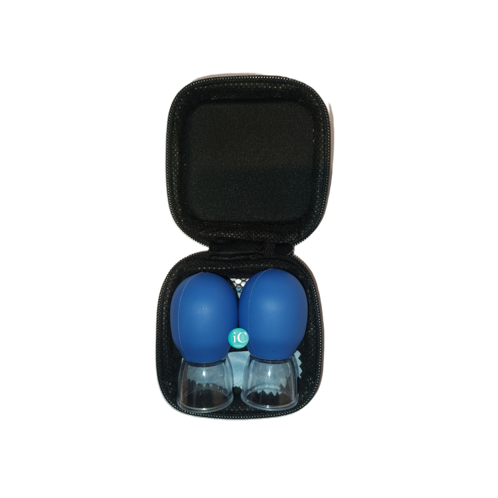 Πλαστική βεντούζα με Πουάρ Για Το Πρόσωπο Μίνι 2τμχ Με Θήκη Αποθήκευσης - Image 2