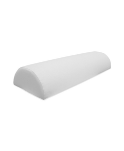 Μαξιλάρι ημικυλινδρικό Άσπρο 66X15X7,5cm για κρεβάτια μασάζ,φυσικοθεραπείας