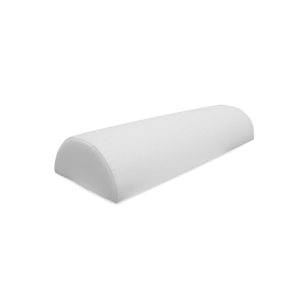Μαξιλάρι ημικυλινδρικό Άσπρο 66X15X7,5cm για κρεβάτια μασάζ,φυσικοθεραπείας