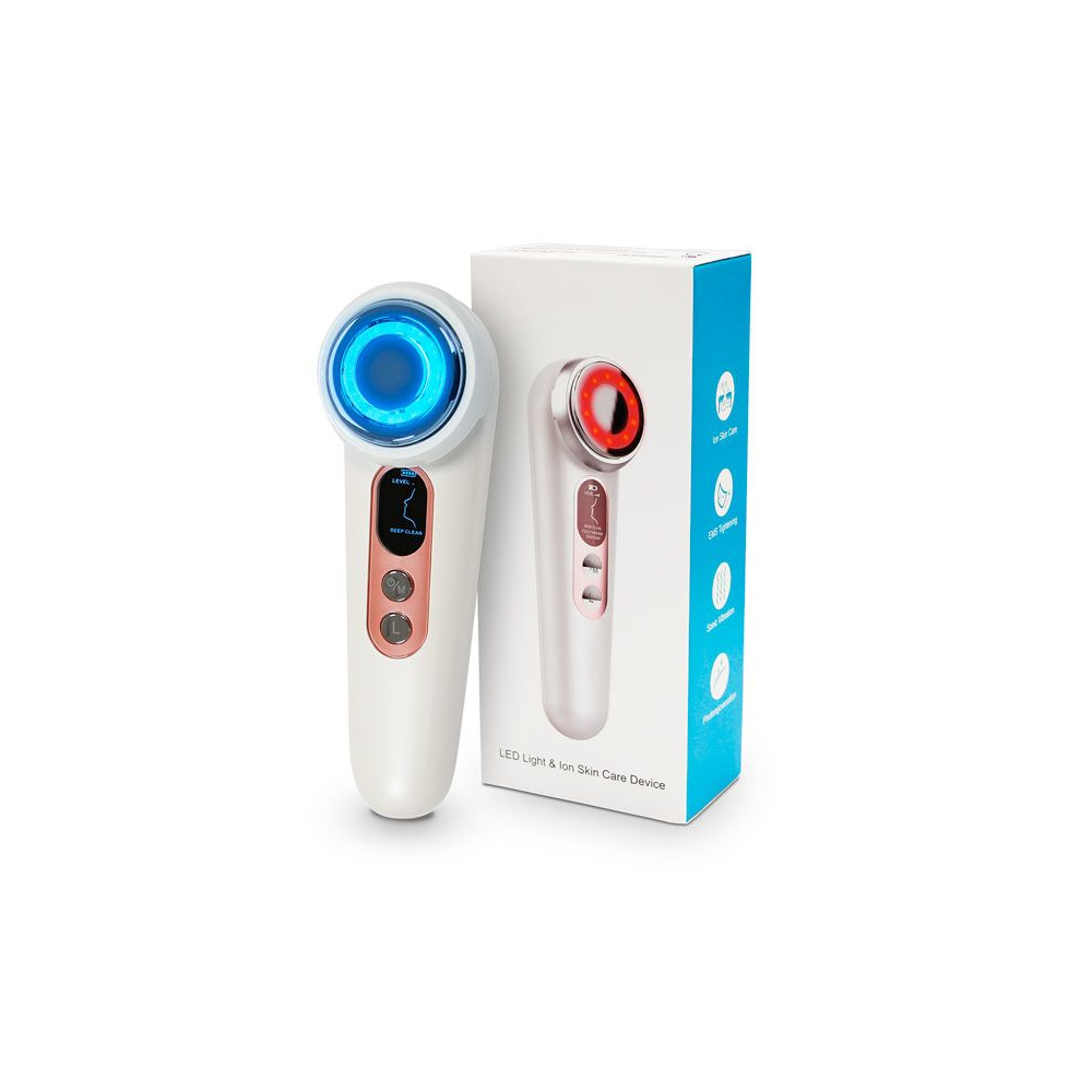 Συσκευή αντιγήρανσης, περιποίησης & μασάζ προσώπου με φως LED