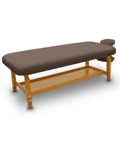 Σταθερό ξύλινο κρεβάτι massage spa με ρυθμιζόμενο ύψος